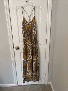 Anthropologie Akemi and Kin Boho Maxi Dress Size Small